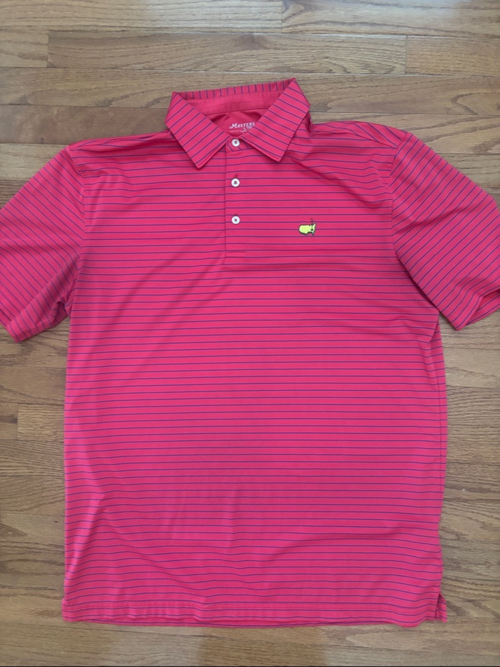 Masters Red Blue Stripe Polo